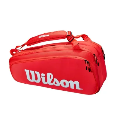 Теннисный чехол Wilson SUPER TOUR TRAVEL BAG Red WR8012201001 - 1 - Robinzon.ua