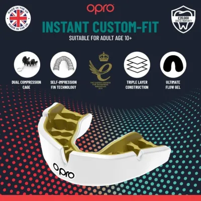Капа OPRO Instant доросла (вік 11+) Clear (art.102520007) - 5 - Robinzon.ua