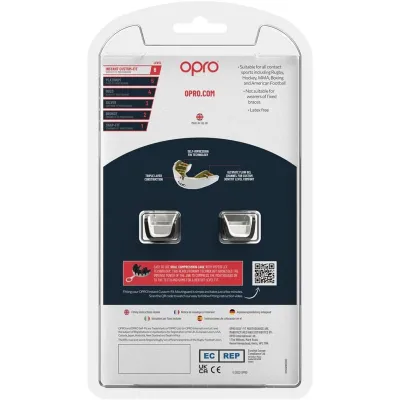 Капа OPRO Instant доросла (вік 11+) Clear (art.102520007) - 3 - Robinzon.ua