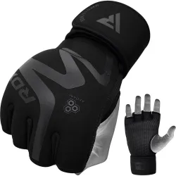 Рукавиці неопренові RDX T15 Noir Inner Matte Black S - Robinzon.ua