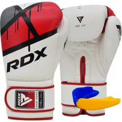 Боксерські рукавиці RDX F7 Ego Red 12 унцій (капа в комплекті) - Robinzon.ua