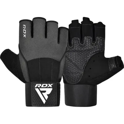 Рукавички для фітнесу RDX W3 GREY WITH EVA PADDING-S - Robinzon.ua