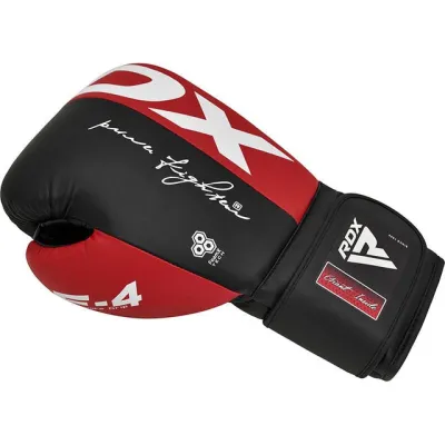 Боксерские перчатки RDX REX F4 RED/BLACK-10 унций (капа в комплекте) - 2 - Robinzon.ua