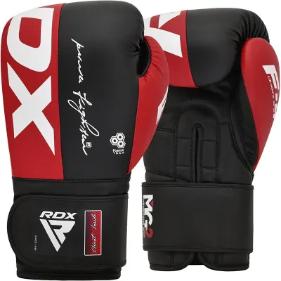 Боксерские перчатки RDX REX F4 RED/BLACK-10 унций (капа в комплекте) - 1 - Robinzon.ua