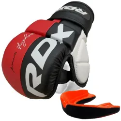 Рукавиці для ММА (Греплінгові рукавички) RDX T6 Plus Rex Red XL (капа у комплекті) - Robinzon.ua