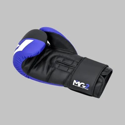 Боксерські рукавиці RDX F4 Boxing Sparring Gloves Hook&amp;Loop BLUE/BLACK 16 унцій (капа у комплекті) - 6 - Robinzon.ua