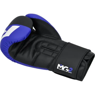 Боксерські рукавиці RDX F4 Boxing Sparring Gloves Hook&amp;Loop BLUE/BLACK 16 унцій (капа у комплекті) - 3 - Robinzon.ua