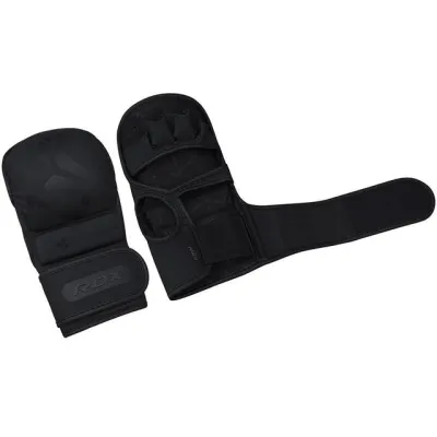 Перчатки для ММА (Греплинговые перчатки) RDX T15 Noir Noir Inner Matte Black XL - 4 - Robinzon.ua