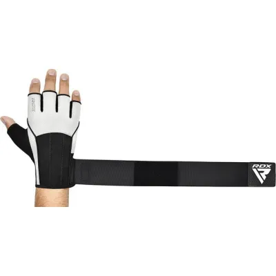 Рукавички для фітнесу RDX W3 WHITE WITH EVA PADDING-L - 3 - Robinzon.ua