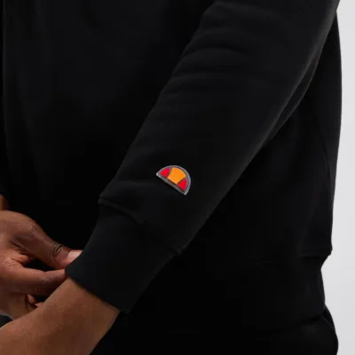 Чоловіча Кофта Ellesse Baleor 1/4 Zip Top Чорний L (7dSHX20966-011 L) - 3 - Robinzon.ua