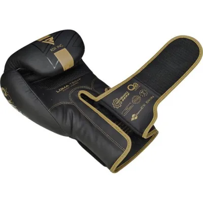 Боксерські рукавиці RDX F6 Kara Matte Golden 8 унцій (капа в комплекті) - 6 - Robinzon.ua