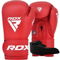Боксерські рукавиці RDX  AS2 RED-12 унцій (капа в комплекті) - Robinzon.ua