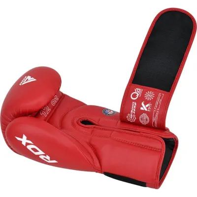 Боксерские перчатки RDX AS2 RED-12 унций (капа в комплекте) - 5 - Robinzon.ua