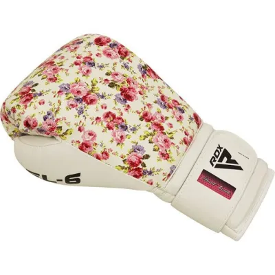 Боксерские перчатки RDX FL-6 WHITE-8 унций (капа в комплекте) - 3 - Robinzon.ua