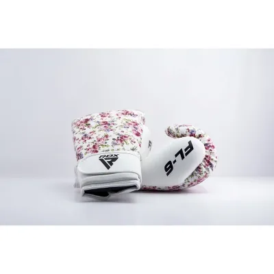 Боксерские перчатки RDX FL-6 WHITE-8 унций (капа в комплекте) - 6 - Robinzon.ua