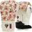 Боксерские перчатки RDX FL-6 WHITE-8 унций (капа в комплекте) - Robinzon.ua