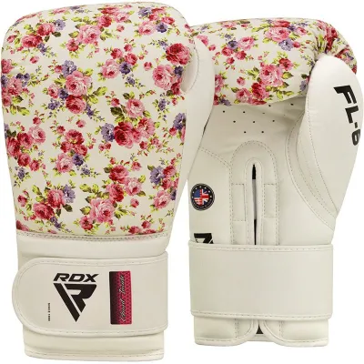 Боксерские перчатки RDX FL-6 WHITE-8 унций (капа в комплекте) - 1 - Robinzon.ua