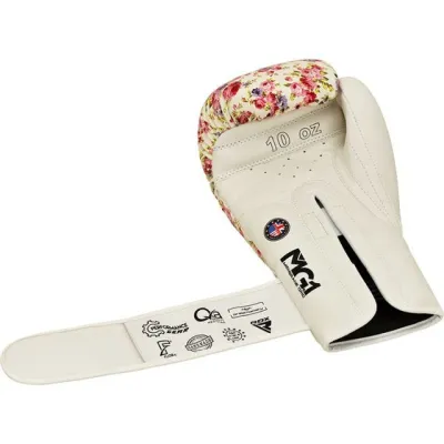 Боксерские перчатки RDX FL-6 WHITE-8 унций (капа в комплекте) - 5 - Robinzon.ua