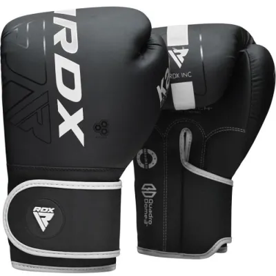 Боксерські рукавиці RDX F6 Kara Matte White 8 унцій (капа в комплекті) - 1 - Robinzon.ua