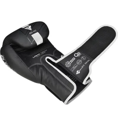 Боксерські рукавиці RDX F6 Kara Matte White 8 унцій (капа в комплекті) - 3 - Robinzon.ua