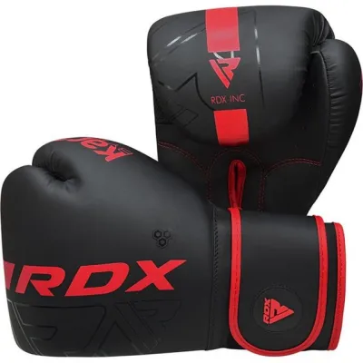 Боксерські рукавиці RDX F6 MATTE RED-6OZ (капа в комплекті) - 3 - Robinzon.ua