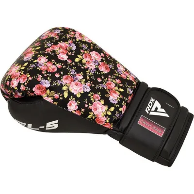 Боксерские перчатки RDX FL-5 BLACK-12 унций (капа в комплекте) - 3 - Robinzon.ua