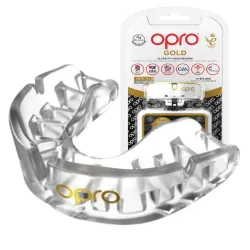 Капа OPRO Gold доросла (вік 11+)  Clear (art.102504015) - Robinzon.ua