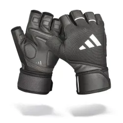 Перчатки для тренинга Adidas Wrist Wrap Training Gloves черный Уни L ADGB-15050 L - Robinzon.ua