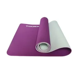 Килимок спортивний Toorx Yoga Professional TPE для йоги та фітнесу Бургундовий Перламутровий 183 х 60 х 0,6 см (931142) - Robinzon.ua