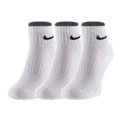 Жіночі Шкарпетки Nike U NK EVERYDAY CSH ANKL 3PR 132 Білий 34-38 (7dSX7667-100 34-38) - Robinzon.ua