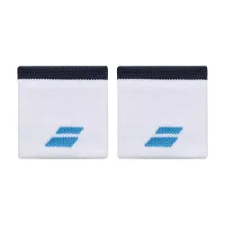 Напульсники Babolat LOGO WRISTBAND БІлий 7.5*8 см 2 шт (5UB1261-1099) - Robinzon.ua
