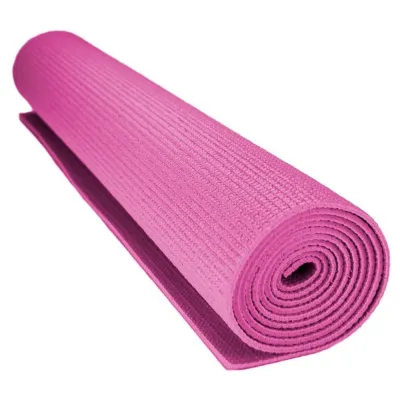 Килимок для йоги та фітнесу Power System PS-4014 PVC Fitness Yoga Mat Pink (173x61x0.6) - 1 - Robinzon.ua