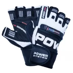 Рукавички для фітнесу та важкої атлетики Power System PS-2700 No Compromise Black/White M - Robinzon.ua