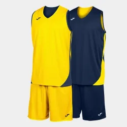 Баскетбольна форма Joma KANSAS Жовтий Темно-синій S (102851.339 S) - Robinzon.ua