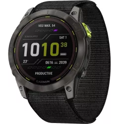 Спортивные часы Garmin Enduro 2 с черным нейлоновым ремешком 010-02754-01 - Robinzon.ua
