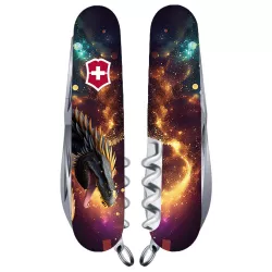 Складной нож Victorinox HUNTSMAN ZODIAC Звездный дракон 1.3713.3.Z3220p - Robinzon.ua