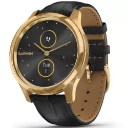Фитнес часы Garmin vivomove Luxe Pure Gold-Black 010-02241-22 - Robinzon.ua