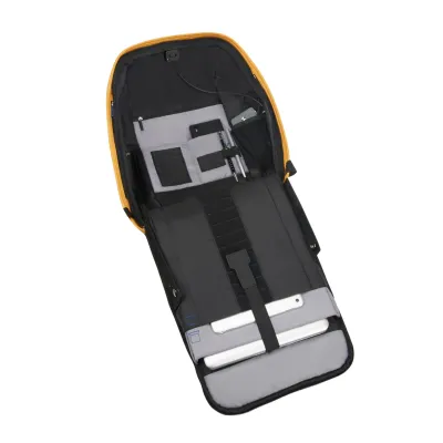 Рюкзак антизлодій для ноутбука жовтий usb 15,6" Samsonite SECURIPAK KA6*06001 - 6 - Robinzon.ua