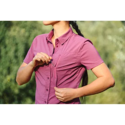 Рубашкa ж Turbat Maya SS Wmn quartz violet - L - фіолетовий - 2 - Robinzon.ua