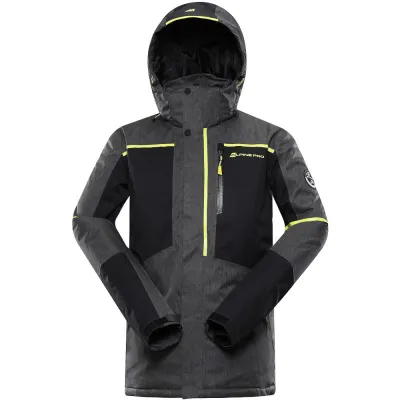 Горнолыжная мужская теплая мембранная куртка Alpine Pro MALEF, Black, L (MJCY574990 L) - 1 - Robinzon.ua