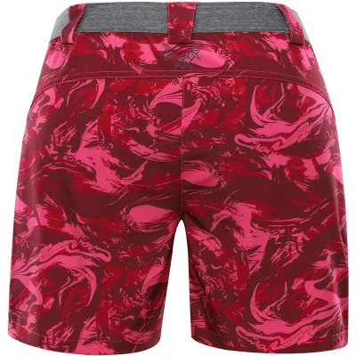 Шорты женские Alpine Pro ZAMBA, pink/burgundy, 40 (LPAA638452 40) - 3 - Robinzon.ua
