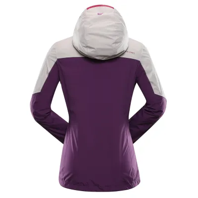 Мембранная женская куртка Alpine Pro IMPECA, beige/purple, XS (LJCA563128 XS) - 3 - Robinzon.ua