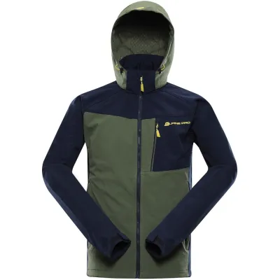Чоловіча куртка Soft Shell Alpine Pro LANC, green/blue, S (MJCA594587 S) - 1 - Robinzon.ua