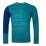 Термофутболка чоловіча Ortovox 185 Rock'n'wool Long Sleeve M, pacific green, L (4251422586764) - 1 - Robinzon.ua