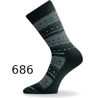 Термоноски трекинговые Lasting TWP 807 S Black/Beige (TWP-807S) - 2 - Robinzon.ua