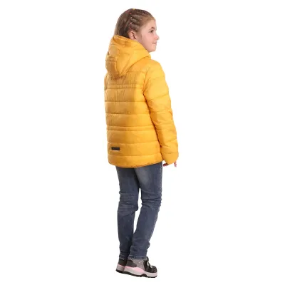 Детская двусторонняя зимняя куртка Alpine Pro MICHRO, Yellow, 104-110 (KJCY254235PB 104-110) - 2 - Robinzon.ua
