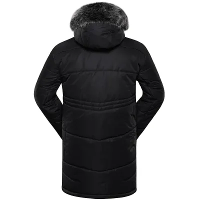 Городская мужская парка с мембраной Alpine Pro MOLID, Black, L (MJCY556990 L) - 3 - Robinzon.ua