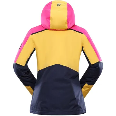 Гірськолижна жіноча тепла мембранна куртка Alpine Pro MALEFA, Red/Orange, S (LJCY546442 S) - 3 - Robinzon.ua