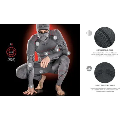 Термоштаны мужские Accapи Ergowool, M/L, Iron/Black (ACC WА703.6799-ML) - 4 - Robinzon.ua