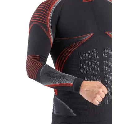 Термофутболка мужская Accapi Synergy, Black/Red, р.XS/S (ACC EA401.908-XSS) - 4 - Robinzon.ua